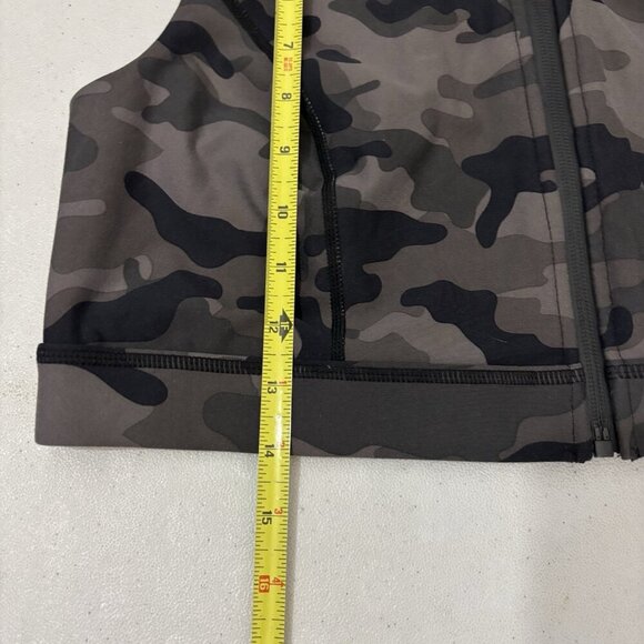 Torrid Happy Camper Front Zip Sport Bra Camo Print Women 2 X - Picture 9 of 9